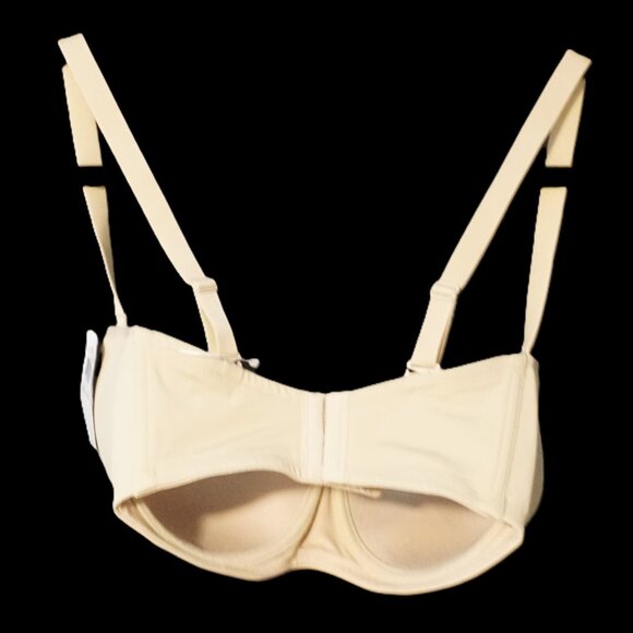 Le Mystere Renaissance Nude Foam Smooth Cup Bra Size 32G Removeable Straps - Picture 2 of 9